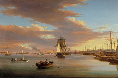 On the Delaware by Thomas Birch